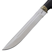 Нож Пластунский, сталь 95Х18, граб, мельхиор Нож Пластунский, сталь 95Х18, граб, мельхиор
