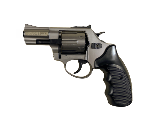 Сигнальный револьвер Taurus-S KURS (Smith & Wesson 2,5”) кал. 5,5 мм под 10ТК, фумо/графит