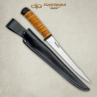 Нож разделочный АиР "Белуга", сталь 100х13м, рукоять береста Нож разделочный АиР "Белуга", сталь 100х13м, рукоять береста