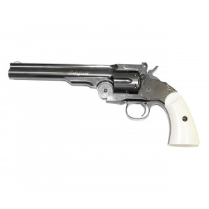 Пневматический револьвер ASG Schofield 6" Steel Grey