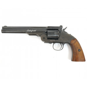 Пневматический револьвер ASG Schofield 6" Aging Black (пулевой)